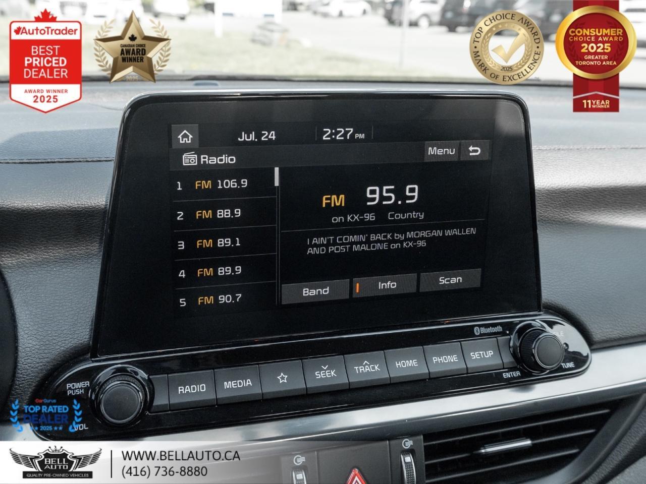2021 Kia Forte EX | B.CAM | B.SPOT | WRLSS CHRGR | BLTH | DRIVEMODE Toronto ON