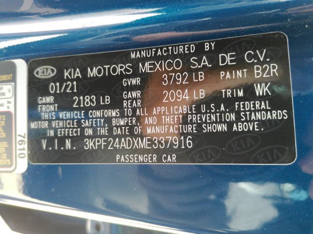 2021 Kia Forte LXS Plano TX