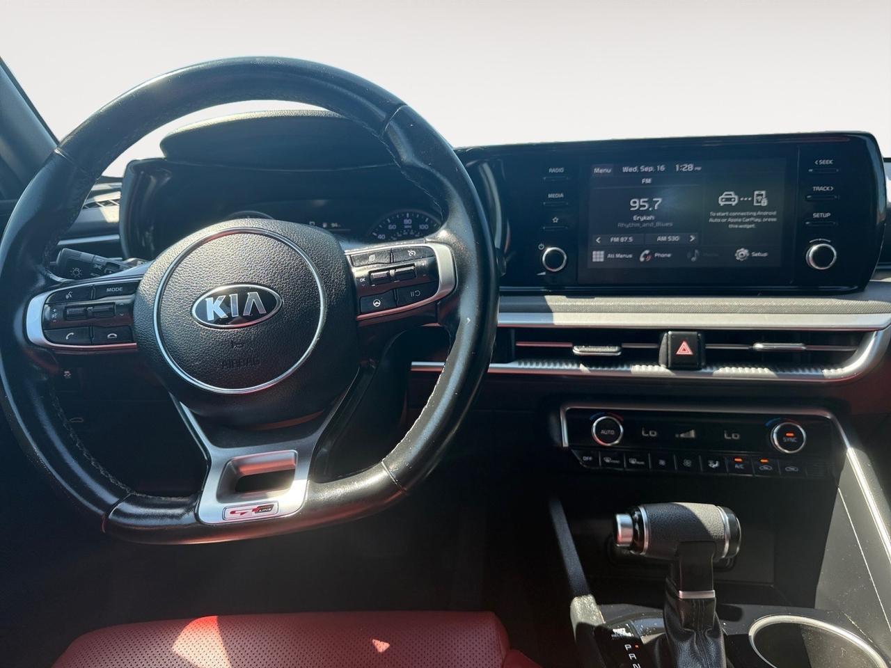2021 Kia K5 GT-Line, BLUETOOTH, BACKUP CAMERA, POWER/HEATED MIRRORS, REMOTE START, REAR SPOILER, BLIND SPOT ALERT, LANE KEEP ASSIST, CLEAN CARFAX, THIS SPORTY K5 IS READY TO SPEED INTO YOUR DRIVEWAY!