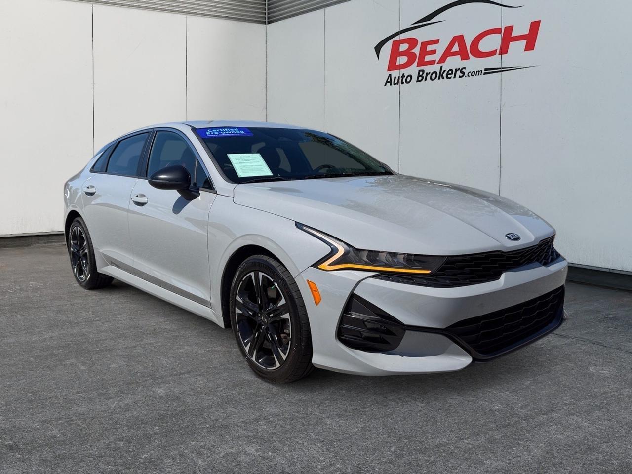 2021 Kia K5 GT-Line, BLUETOOTH, BACKUP CAMERA, POWER/HEATED MIRRORS, REMOTE START, REAR SPOILER, BLIND SPOT ALERT, LANE KEEP ASSIST, CLEAN CARFAX, THIS SPORTY K5 IS READY TO SPEED INTO YOUR DRIVEWAY!