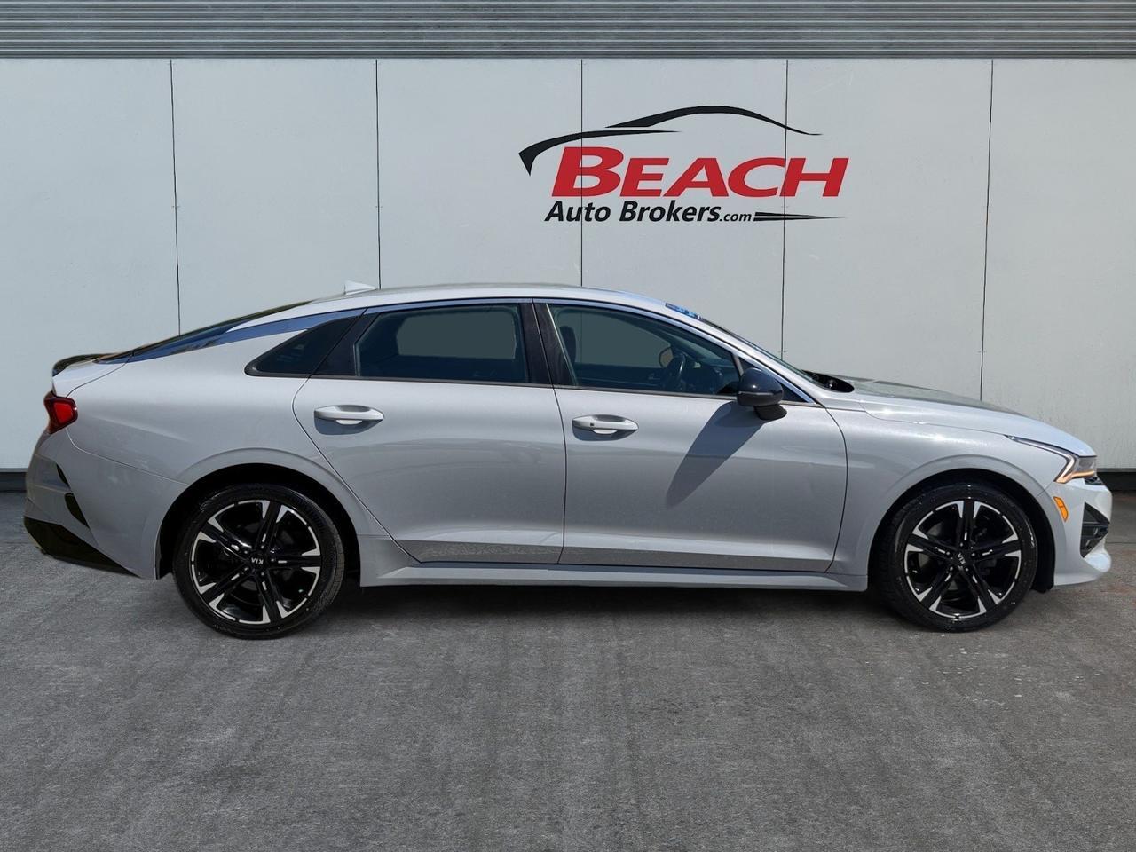 2021 Kia K5 GT-Line, BLUETOOTH, BACKUP CAMERA, POWER/HEATED MIRRORS, REMOTE START, REAR SPOILER, BLIND SPOT ALERT, LANE KEEP ASSIST, CLEAN CARFAX, THIS SPORTY K5 IS READY TO SPEED INTO YOUR DRIVEWAY! Norfolk VA