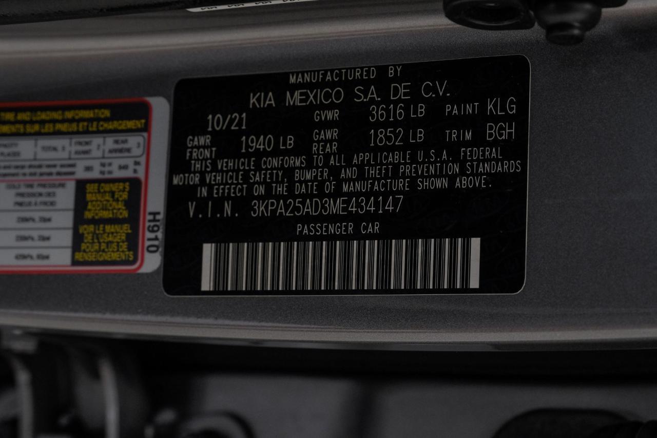 2021 Kia Rio 5-Door S TECHNOLOGY PKG REAR CAMERA KEYLESS START CRUISE CONTROL ALLOY Carrollton TX