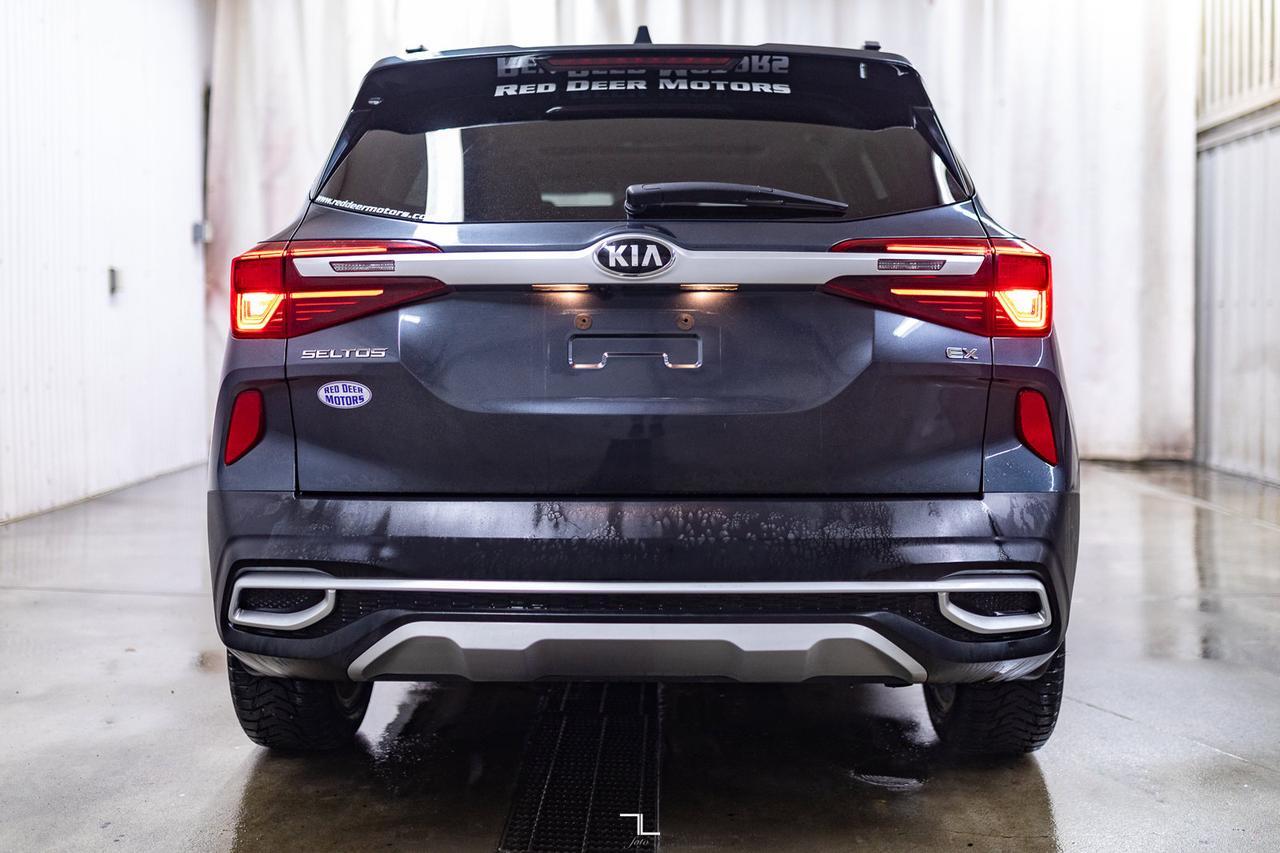 2021 Kia Seltos AWD EX Leather Roof BCam Red Deer AB