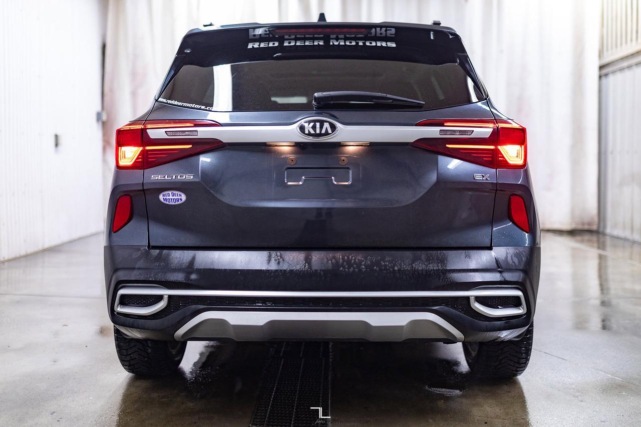 2021 Kia Seltos AWD EX Leather Roof BCam Red Deer AB