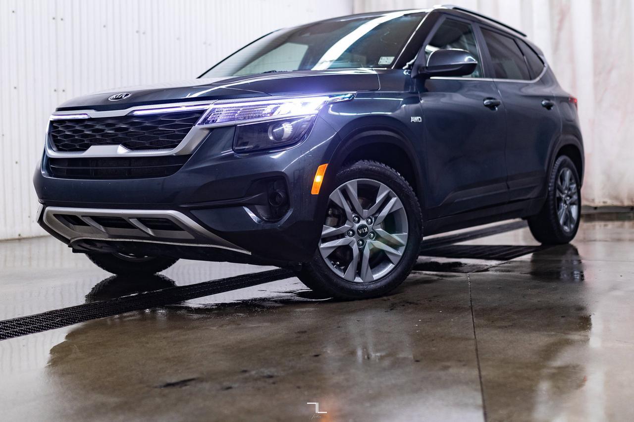 2021 Kia Seltos AWD EX Leather Roof BCam Red Deer AB