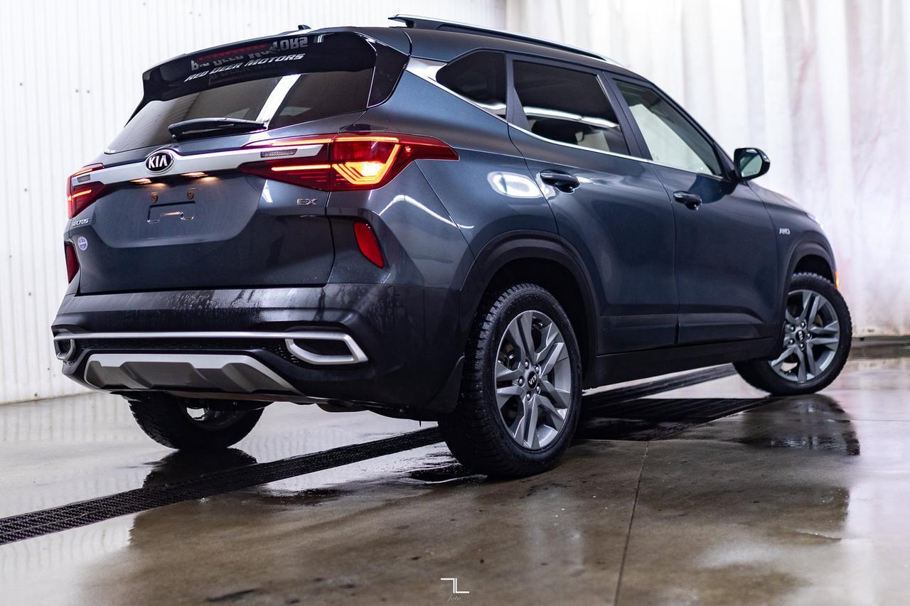 2021 Kia Seltos AWD EX Leather Roof BCam Red Deer AB