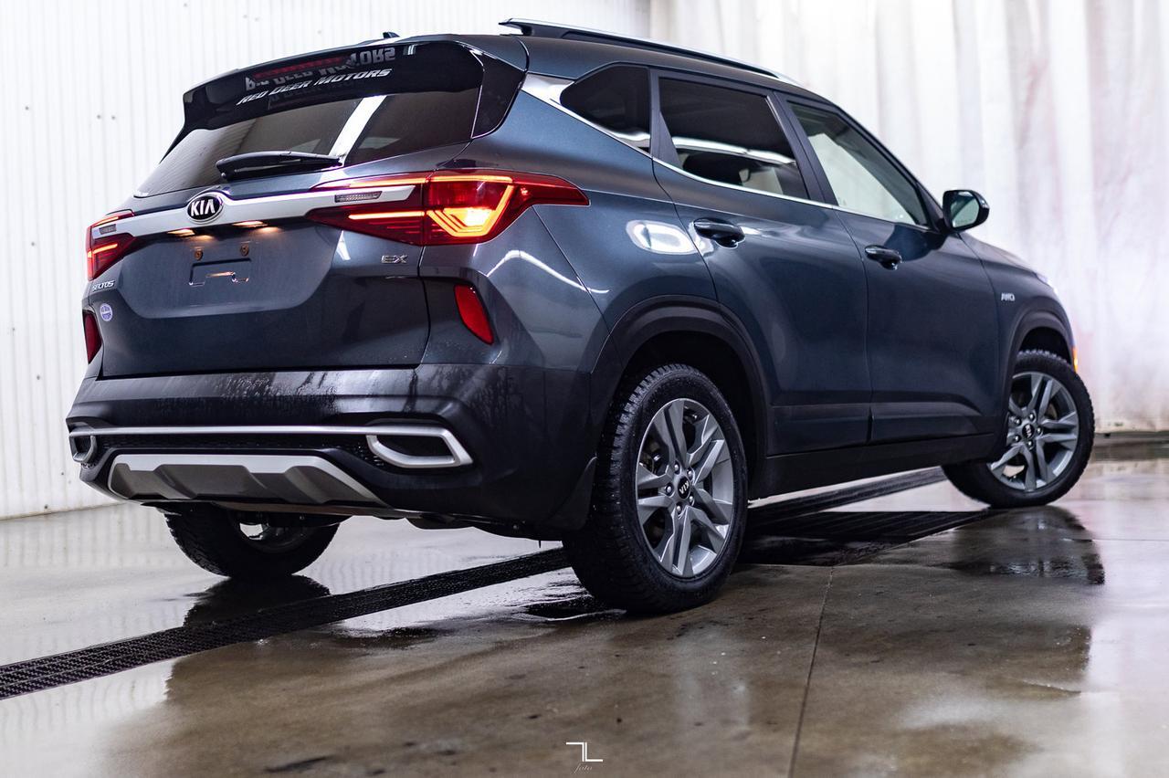 2021 Kia Seltos AWD EX Leather Roof BCam Red Deer AB