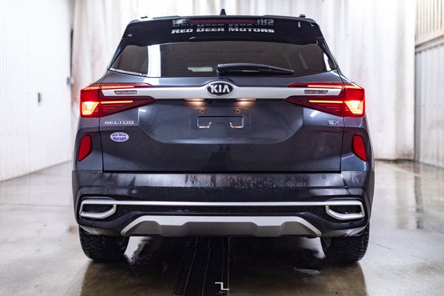 2021 Kia Seltos AWD EX Leather Roof BCam Red Deer AB