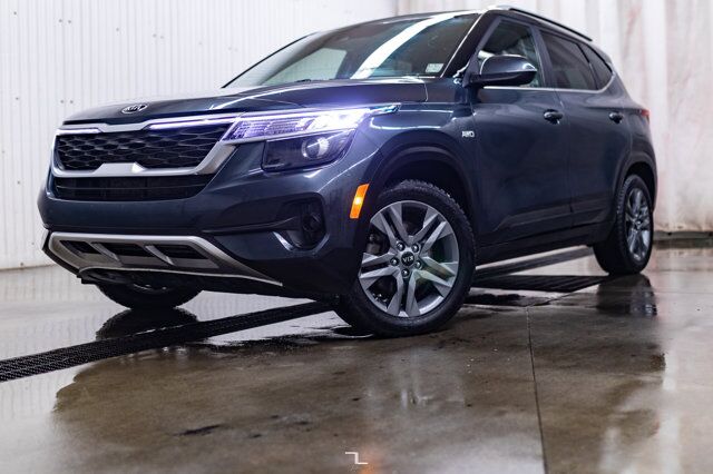 2021 Kia Seltos AWD EX Leather Roof BCam Red Deer AB