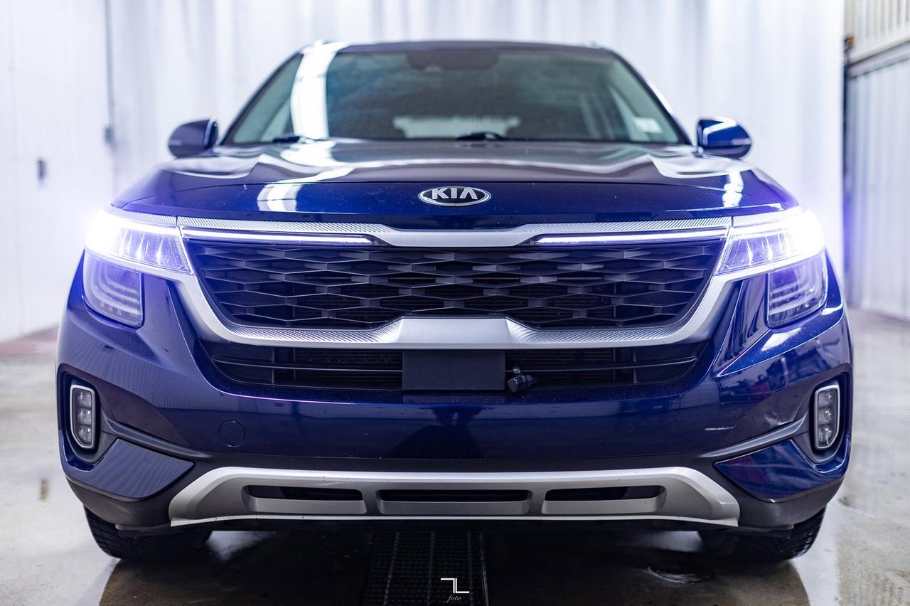 2021 Kia Seltos AWD EX Premium Leather Roof Nav BCam Red Deer AB