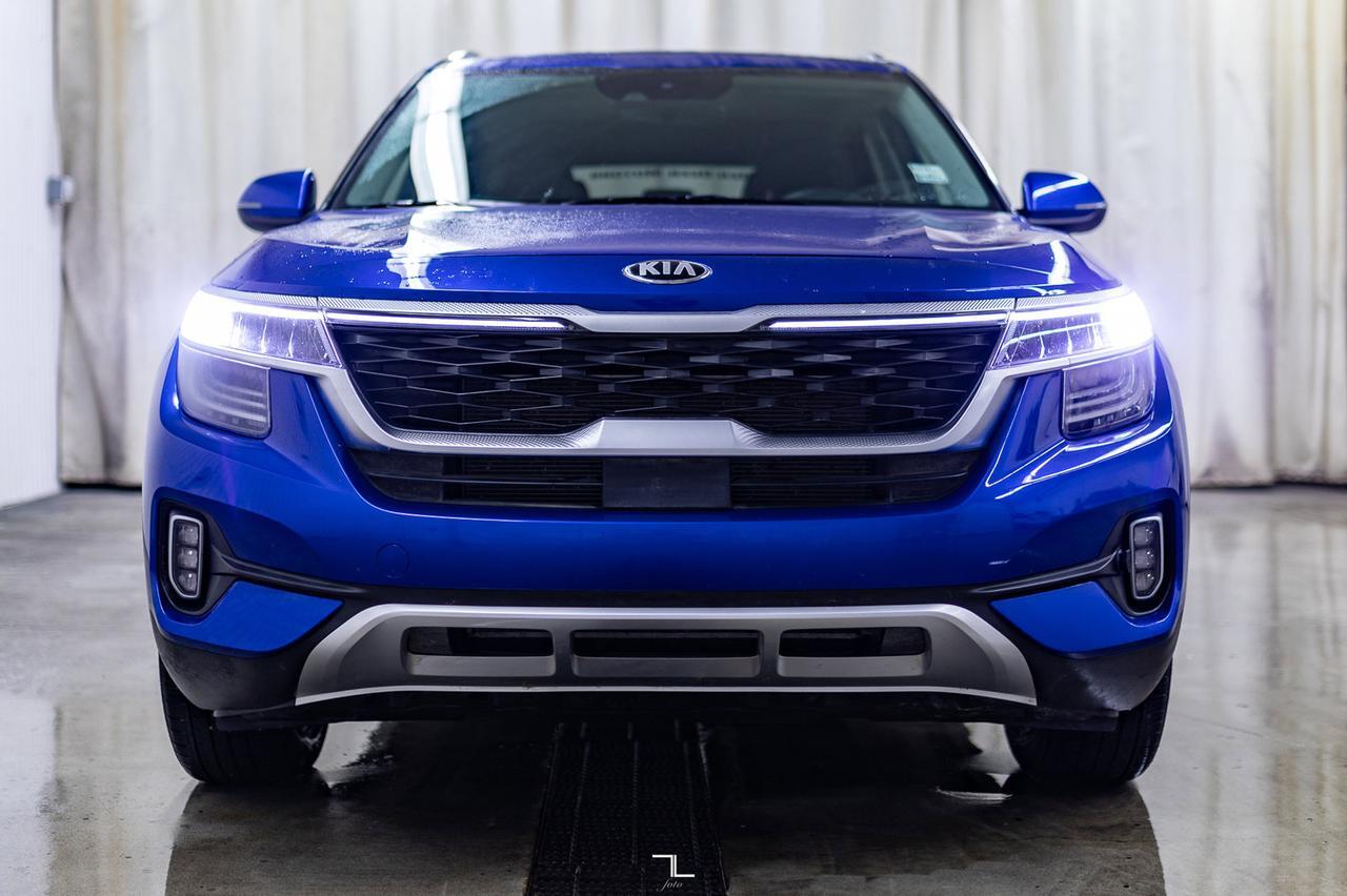 2021 Kia Seltos AWD EX Premium Leather Roof Nav Red Deer AB