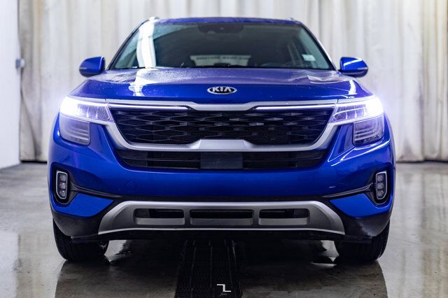 2021 Kia Seltos AWD EX Premium Leather Roof Nav Red Deer AB