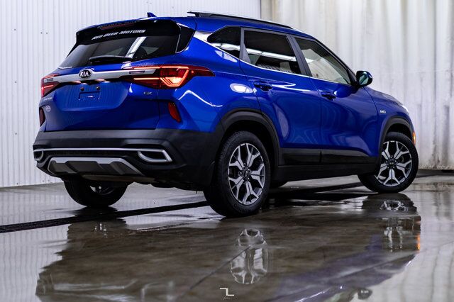 2021 Kia Seltos AWD EX Premium Leather Roof Nav Red Deer AB