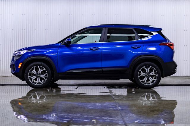 2021 Kia Seltos AWD EX Premium Leather Roof Nav Red Deer AB