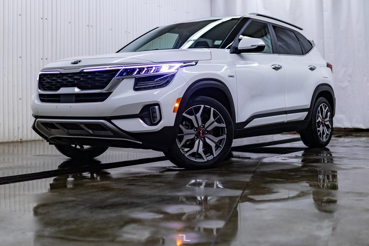 2021 Kia Seltos AWD SX Turbo Leather Roof Nav BCam Red Deer AB