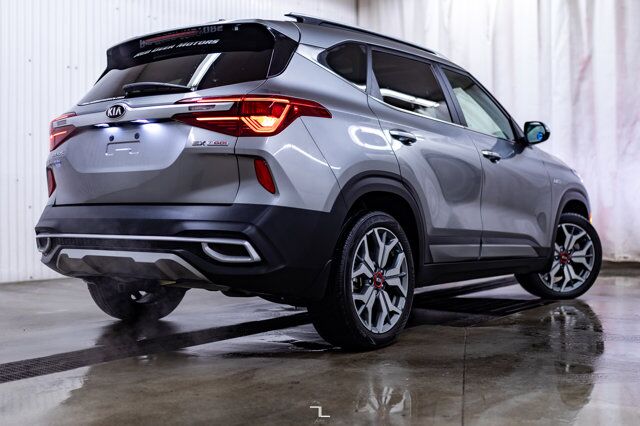 2021 Kia Seltos AWD SX Turbo Leather Roof Nav BCam Red Deer AB