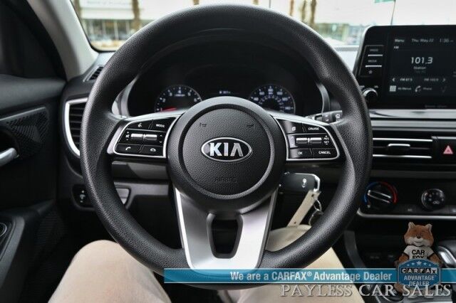 2021 Kia Seltos LX / AWD / Autostart / Power Mirrors, Windows & Locks / Apple CarPlay & Android Auto / Bluetooth / Backup Camera / Cruise Control / Aluminum Wheels / Block Heater / 31 MPG / 1-Owner Anchorage AK