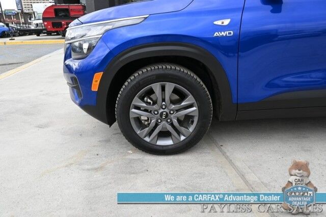 2021 Kia Seltos LX / AWD / Autostart / Power Mirrors, Windows & Locks / Apple CarPlay & Android Auto / Bluetooth / Backup Camera / Cruise Control / Aluminum Wheels / Block Heater / 31 MPG / 1-Owner Anchorage AK
