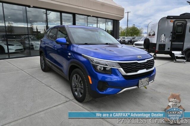 2021 Kia Seltos LX / AWD / Autostart / Power Mirrors, Windows & Locks / Apple CarPlay & Android Auto / Bluetooth / Backup Camera / Cruise Control / Aluminum Wheels / Block Heater / 31 MPG / 1-Owner Anchorage AK