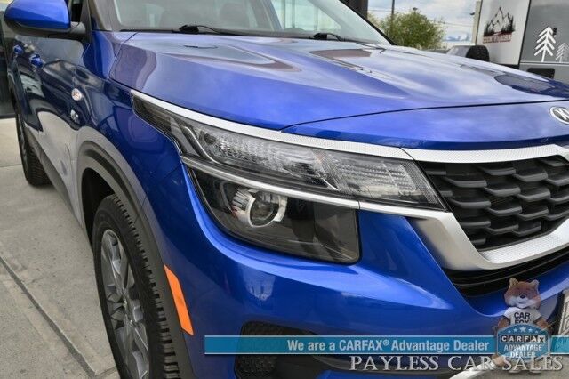 2021 Kia Seltos LX / AWD / Autostart / Power Mirrors, Windows & Locks / Apple CarPlay & Android Auto / Bluetooth / Backup Camera / Cruise Control / Aluminum Wheels / Block Heater / 31 MPG / 1-Owner Anchorage AK