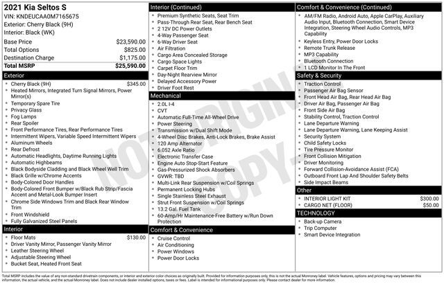 2021 Kia Seltos S Raleigh NC