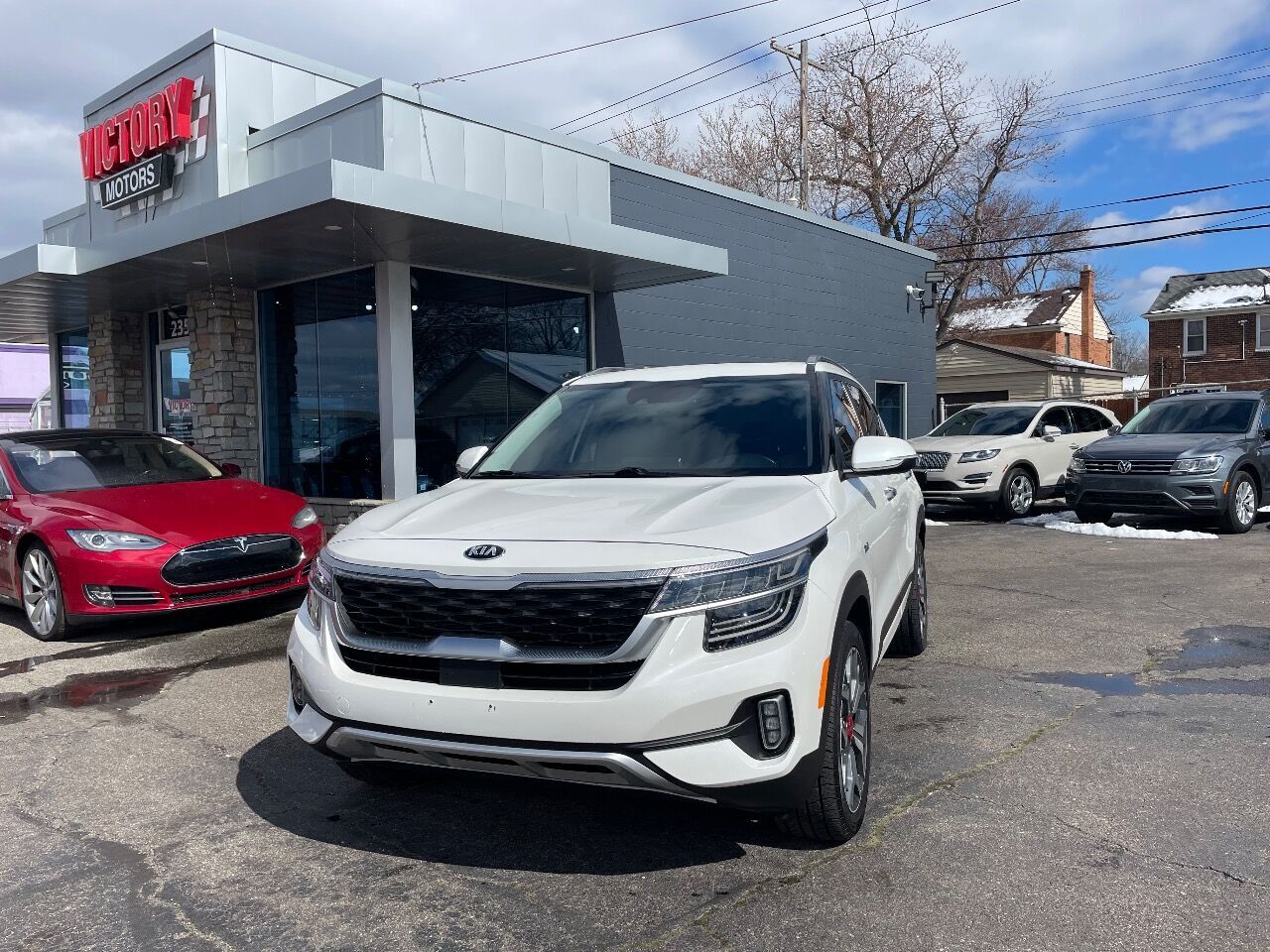 Used 2021 Kia Seltos SX Turbo AWD 4dr SUV in Wyandotte MI