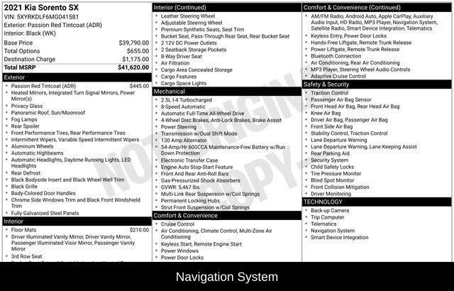 2021 Kia Sorento SX Raleigh NC