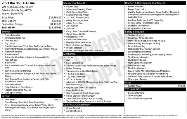 2021 Kia Soul GT-Line Raleigh NC