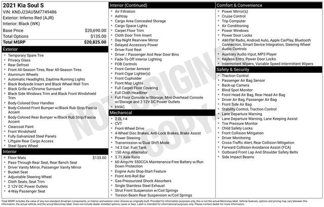 2021 Kia Soul S Raleigh NC