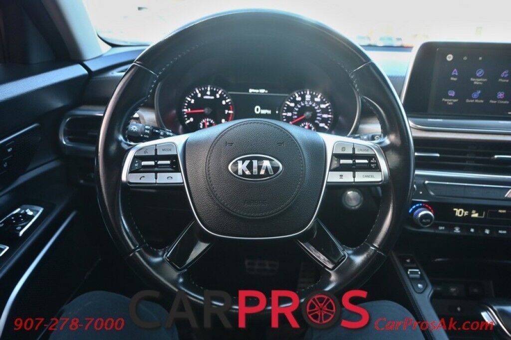 2021 Kia Telluride SX - 3.8L V6 - Auto Start - Heated & Cooled Leather Seats - Harman Kardon Speakers - Navigation - Dual Sunroof - Blind Spot & Lane Departure Alert - 3rd Row - Seats 7 - 360 Camera - Power Liftgate - Tow Pkg - Low Miles Anchorage AK