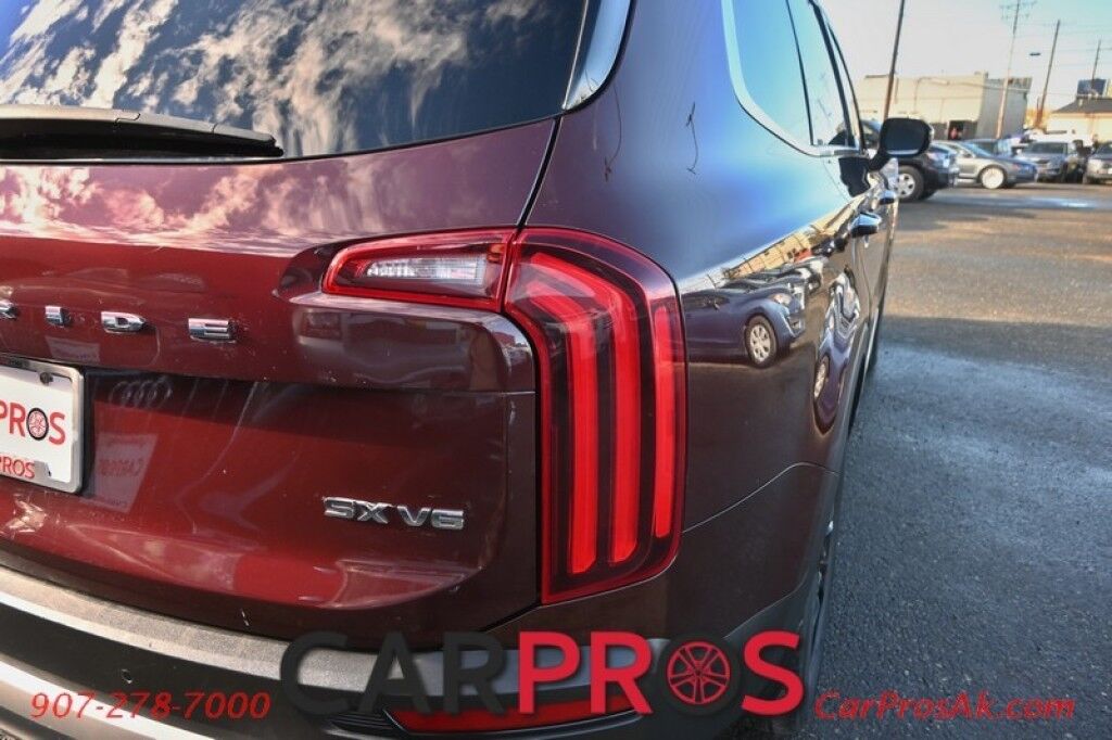 2021 Kia Telluride SX - 3.8L V6 - Auto Start - Heated & Cooled Leather Seats - Harman Kardon Speakers - Navigation - Dual Sunroof - Blind Spot & Lane Departure Alert - 3rd Row - Seats 7 - 360 Camera - Power Liftgate - Tow Pkg - Low Miles Anchorage AK