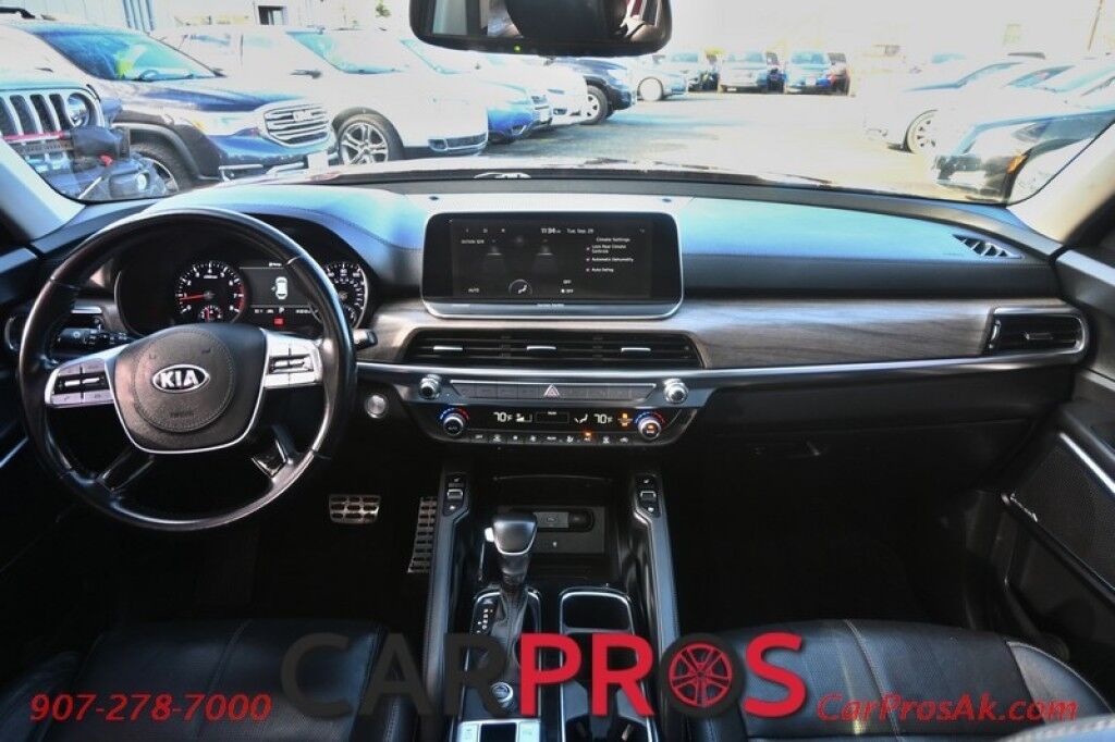 2021 Kia Telluride SX - 3.8L V6 - Prestige Pkg - Heated & Cooled Leather Seats - Remote Start - Harman Kardon Premium Sound - Navigation - 360 Backup Camera - Blind Spot Monitor - Dual Sunroof - 2nd Row Captains Chairs - Seats 7 - Tow Pkg - Low Miles Anchorage AK