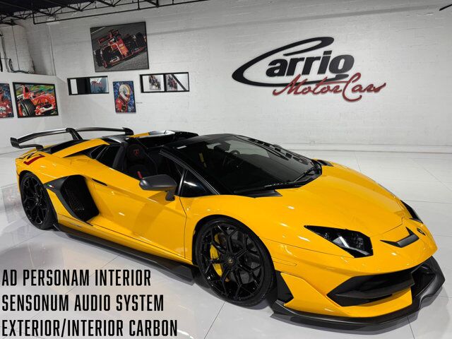 2021 Lamborghini Aventador SVJ Roadster Ad Personam interior, Sensonum audio, carbon galore and more!! Fort Lauderdale FL