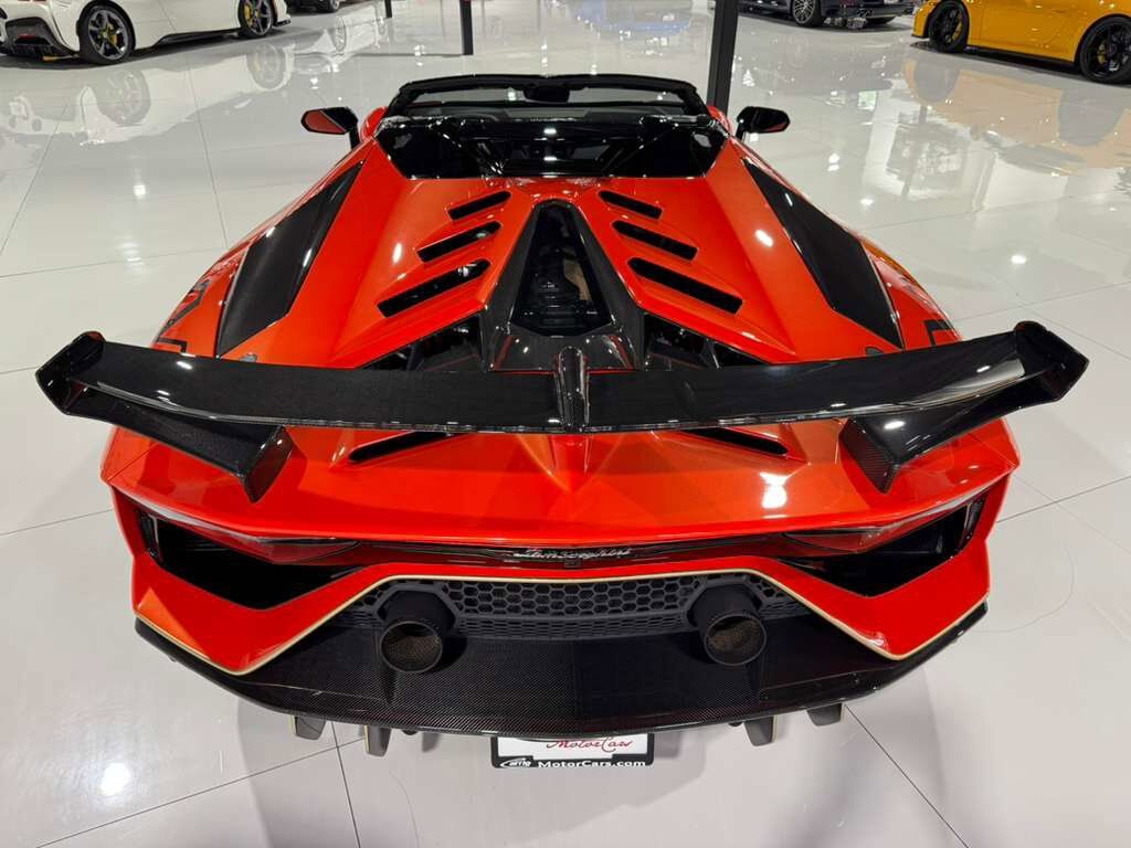 2021 Lamborghini Aventador SVJ Roadster Arancio Xanto paint, Ad Personam interior, exposed carbon "SVJ" AND MUCH MORE!!! Fort Lauderdale FL