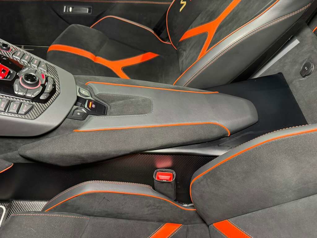 2021 Lamborghini Aventador SVJ Roadster Arancio Xanto paint, Ad Personam interior, exposed carbon "SVJ" AND MUCH MORE!!! Fort Lauderdale FL