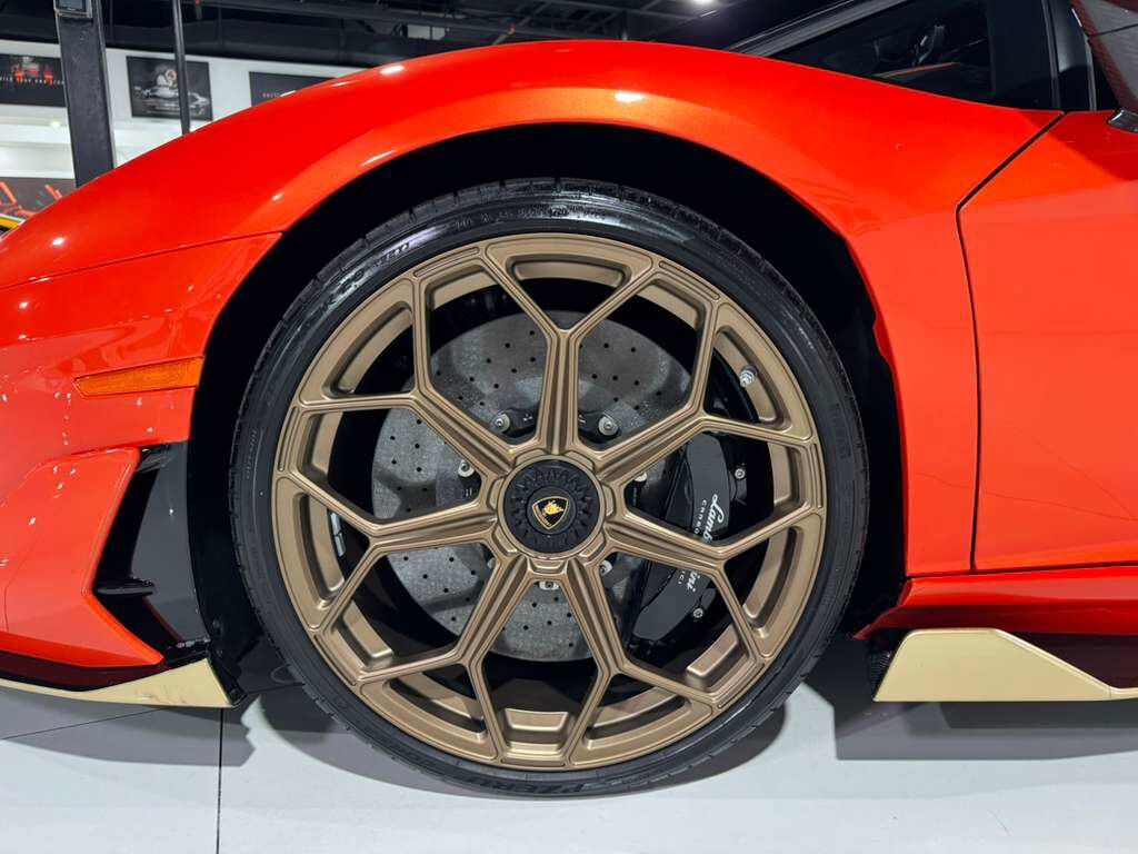 2021 Lamborghini Aventador SVJ Roadster Arancio Xanto paint, Ad Personam interior, exposed carbon "SVJ" AND MUCH MORE!!! Fort Lauderdale FL