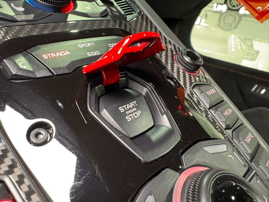 2021 Lamborghini Aventador SVJ Roadster Arancio Xanto paint, Ad Personam interior, exposed carbon "SVJ" AND MUCH MORE!!! Fort Lauderdale FL