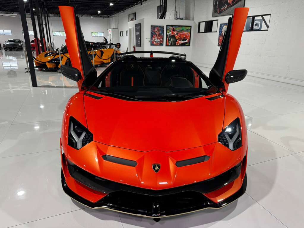 2021 Lamborghini Aventador SVJ Roadster Arancio Xanto paint, Ad Personam interior, exposed carbon "SVJ" AND MUCH MORE!!! Fort Lauderdale FL