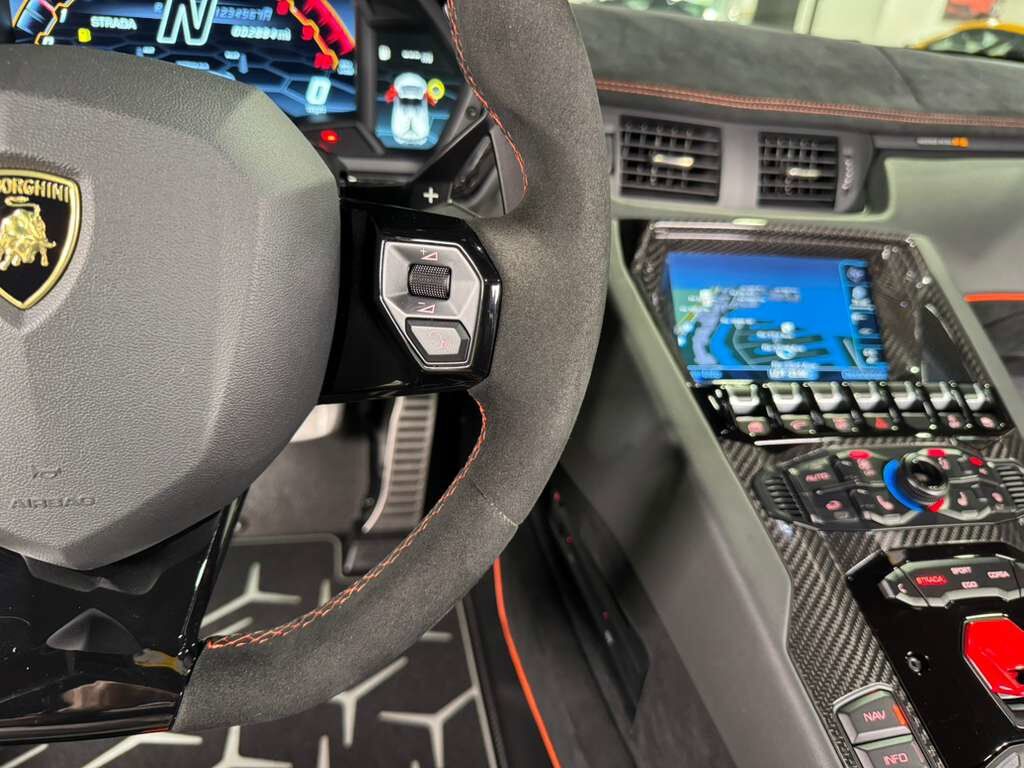 2021 Lamborghini Aventador SVJ Roadster Arancio Xanto paint, Ad Personam interior, exposed carbon "SVJ" AND MUCH MORE!!! Fort Lauderdale FL