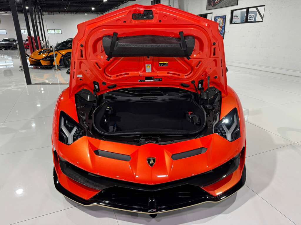 2021 Lamborghini Aventador SVJ Roadster Arancio Xanto paint, Ad Personam interior, exposed carbon "SVJ" AND MUCH MORE!!! Fort Lauderdale FL