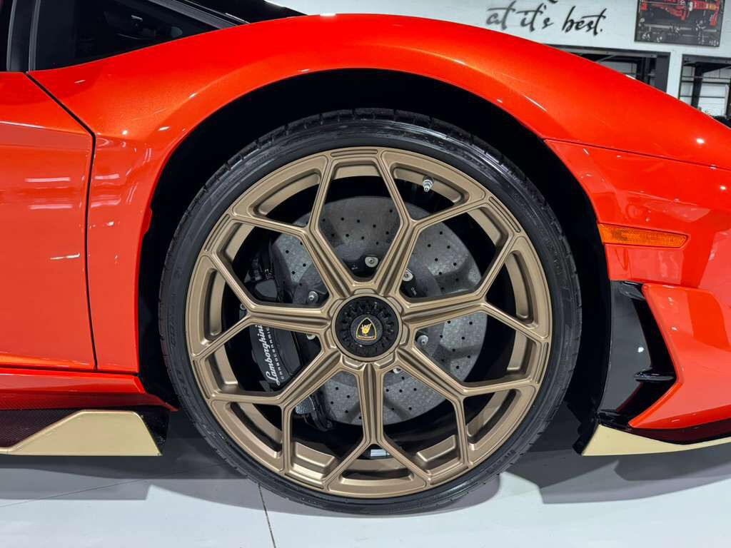 2021 Lamborghini Aventador SVJ Roadster Arancio Xanto paint, Ad Personam interior, exposed carbon "SVJ" AND MUCH MORE!!! Fort Lauderdale FL