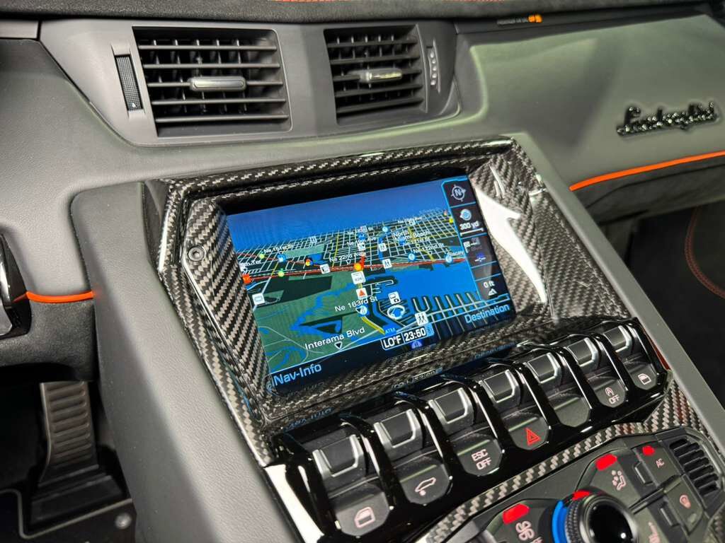 2021 Lamborghini Aventador SVJ Roadster Arancio Xanto paint, Ad Personam interior, exposed carbon "SVJ" AND MUCH MORE!!! Fort Lauderdale FL