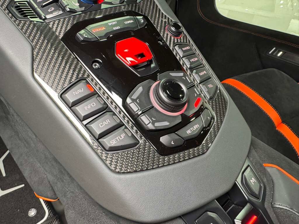 2021 Lamborghini Aventador SVJ Roadster Arancio Xanto paint, Ad Personam interior, exposed carbon "SVJ" AND MUCH MORE!!! Fort Lauderdale FL