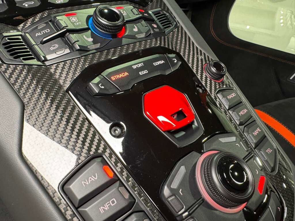 2021 Lamborghini Aventador SVJ Roadster Arancio Xanto paint, Ad Personam interior, exposed carbon "SVJ" AND MUCH MORE!!! Fort Lauderdale FL