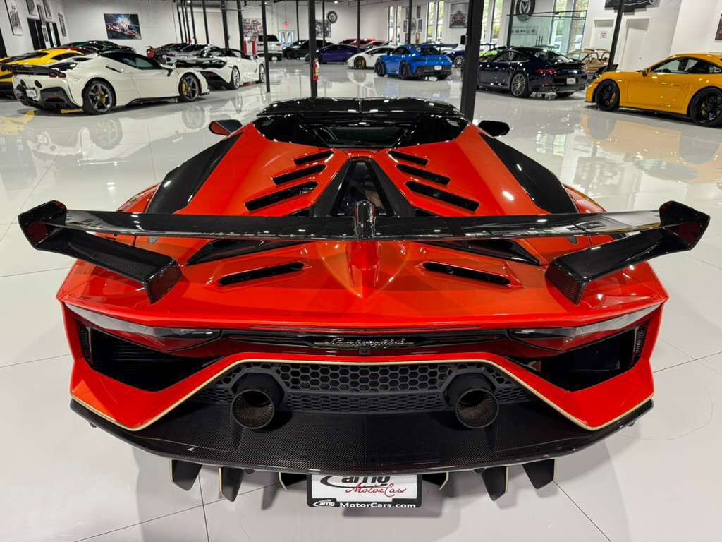 2021 Lamborghini Aventador SVJ Roadster Arancio Xanto paint, Ad Personam interior, exposed carbon "SVJ" AND MUCH MORE!!! Fort Lauderdale FL