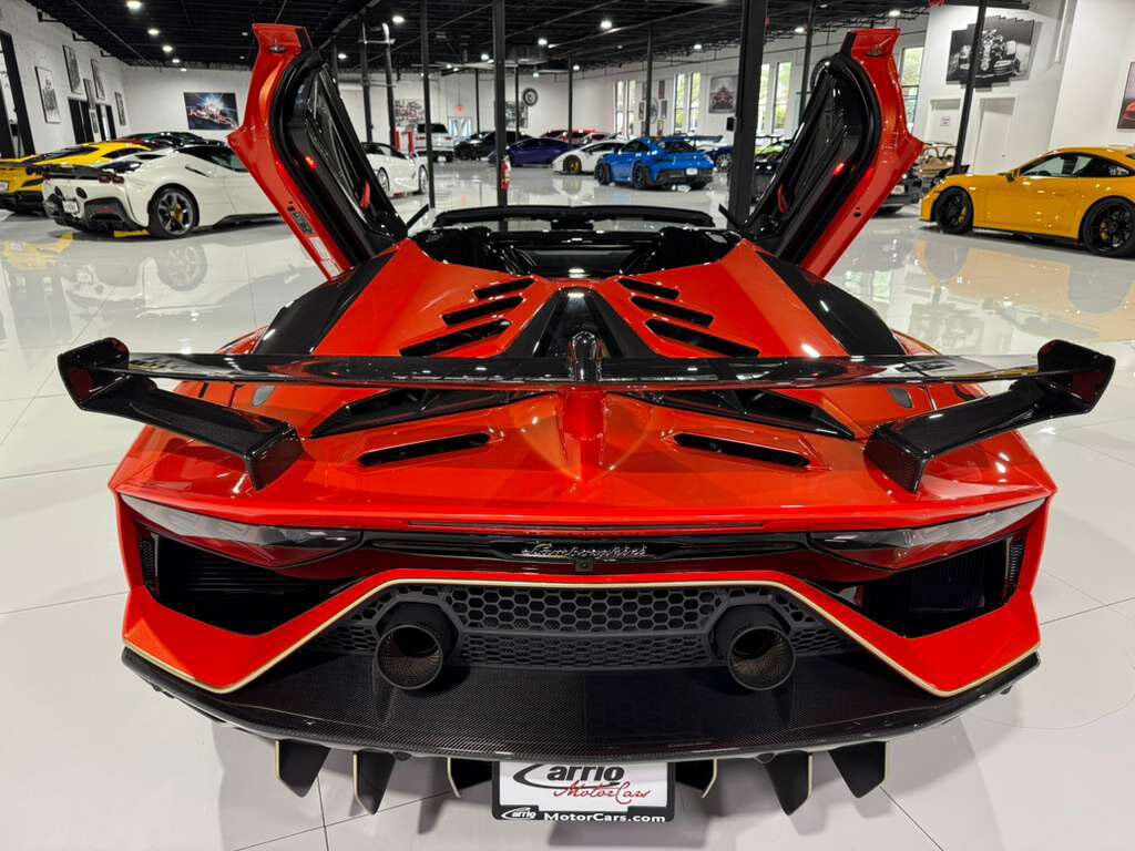 2021 Lamborghini Aventador SVJ Roadster Arancio Xanto paint, Ad Personam interior, exposed carbon "SVJ" AND MUCH MORE!!! Fort Lauderdale FL