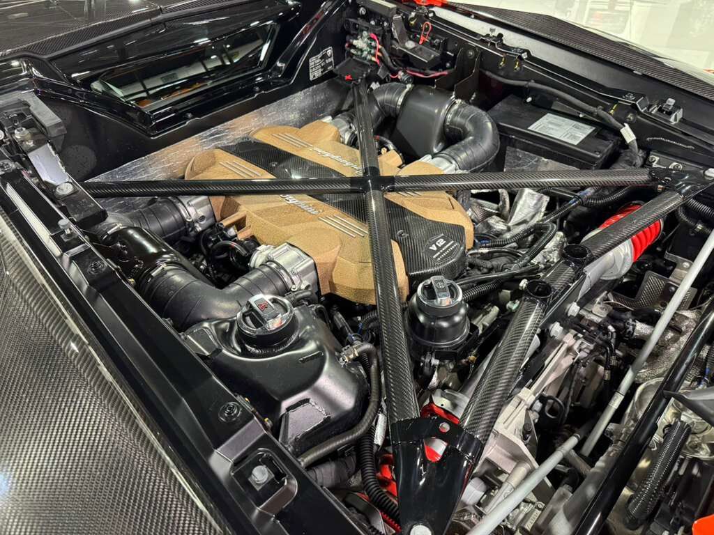 2021 Lamborghini Aventador SVJ Roadster Arancio Xanto paint, Ad Personam interior, exposed carbon "SVJ" AND MUCH MORE!!! Fort Lauderdale FL