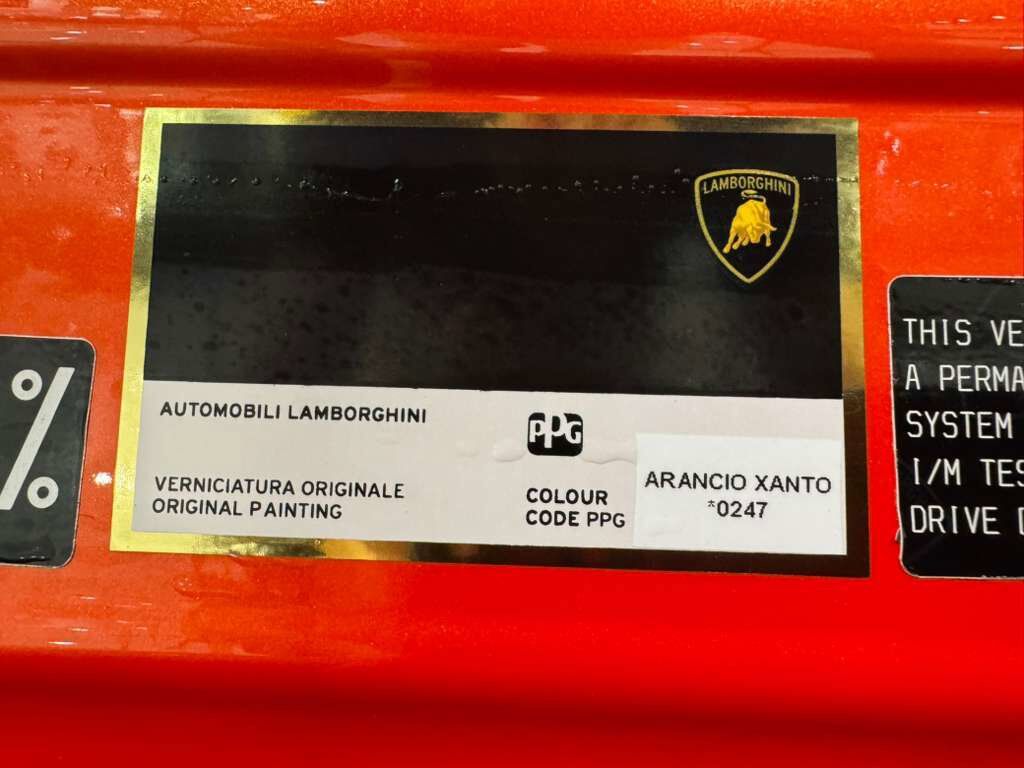 2021 Lamborghini Aventador SVJ Roadster Arancio Xanto paint, Ad Personam interior, exposed carbon "SVJ" AND MUCH MORE!!! Fort Lauderdale FL