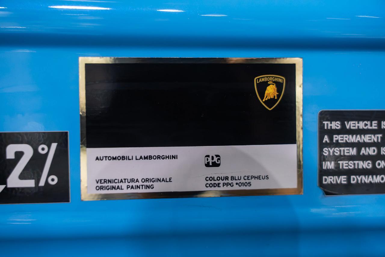 2021 Lamborghini Aventador SVJ Roadster Blu Cepheus paint/calipers, Ad Personam interior, painted "SVJ", carbon galore & MORE!! Fort Lauderdale FL