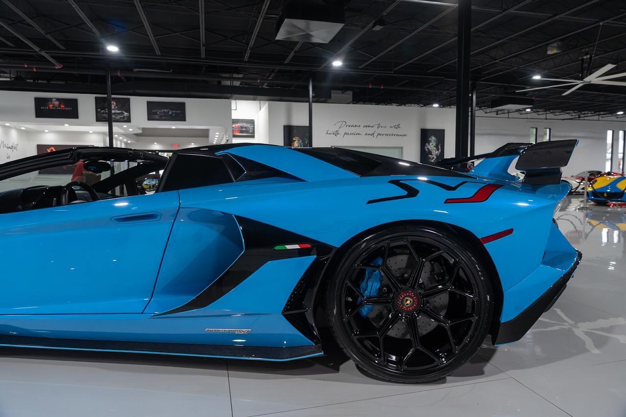 2021 Lamborghini Aventador SVJ Roadster Blu Cepheus paint/calipers, Ad Personam interior, painted "SVJ", carbon galore & MORE!! Fort Lauderdale FL